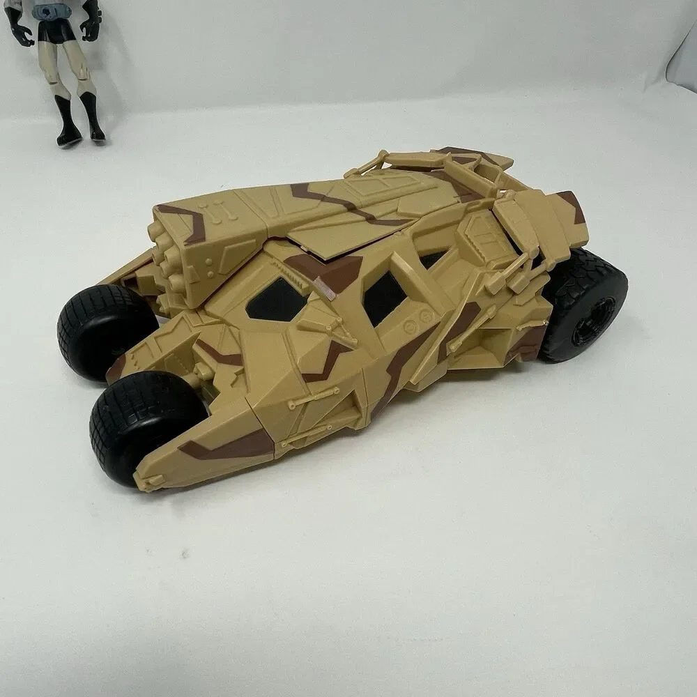 Mattel Batman The‎ Dark Knight Rises Camo Tumbler Batmobile & Action Figure Lot